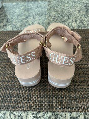Guess Sandals – (PRICE DROP) - Rose Gold Color Size 7.5 - EXCELLENT CONDITION!!